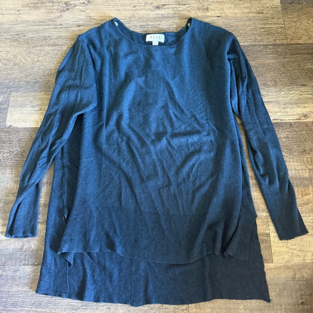 Elle Women's Dark Blue Long Sleeve Top